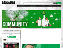 Tablet Screenshot of cannabiscapitol.com